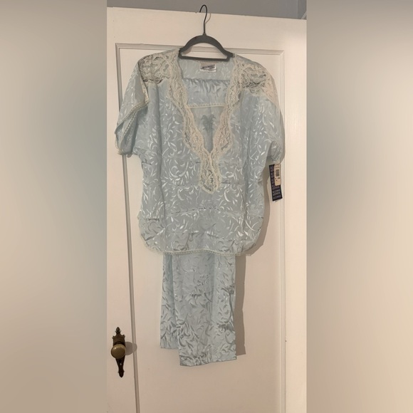Lily of France Other - Vintage 1970’s Lily of France Blue Lace Pajama Set size M